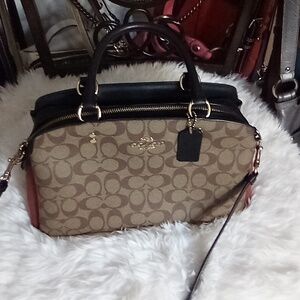 Coach bag with wallet